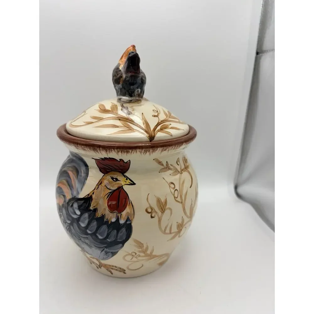Dario Farrucci Design. Country Chicken Canister. Discontinued.